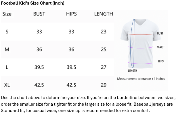 Football Jersey